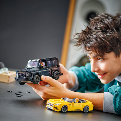 LEGO SPEED CHAMPIONS 76924 Đồ Chơi Lắp Ráp Siêu Xe Mercedes Amg Gt Roadster 2024 & Amg G63 (808 chi tiết)