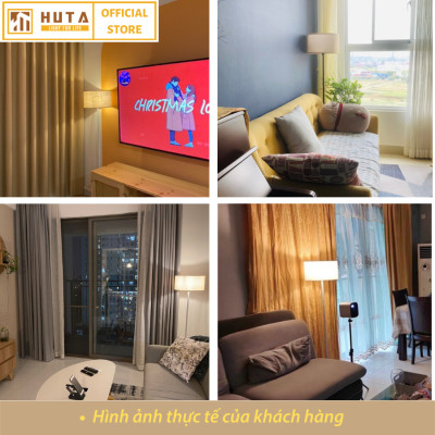 Đèn Cây Đứng HUTA KT4 Cao Cấp, Sang Trọng, Decor Trang Trí Phòng Ngủ, Sofa, Phòng Khách, Điều Chỉnh Độ Sáng, Bóng Led Ánh Sáng Vàng