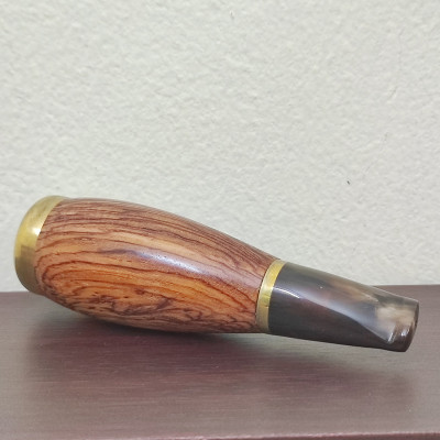 Tẩu Bắt Tóp Cigar Gỗ Phối Sừng TGS03 Ring Size 42-57 Hàng Thủ Công - Quà Tặng Ý Nghĩa Cho Sức Khỏe Nam Giới