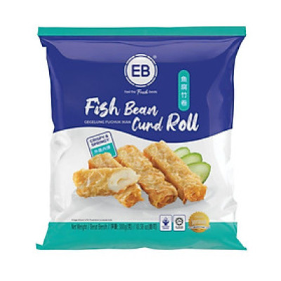 ĐẬU HỦ CÁ CUỘN 300GR _ FISH BEAN CURD ROLL 300GR