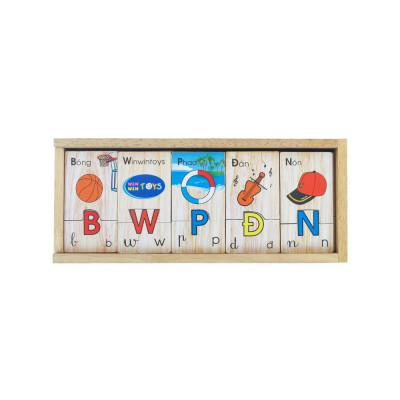 Đồ chơi gỗ Winwintoys 64312 tìm chữ cái tiếng Anh | Phát triển trí tuệ và tư duy | Đạt tiêu chuẩn CE và TCVN