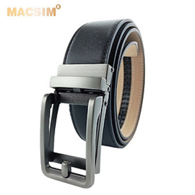 Thắt lưng nam da thật cao cấp nhãn hiệu Macsim TW043