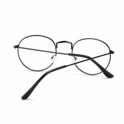 Kính Mắt Tròn Vintage Kim Loại Hàn Quốc Gọng Mảnh Nhẹ + Tặng Phụ Kiện Hộp Đựng, Khăn Lau