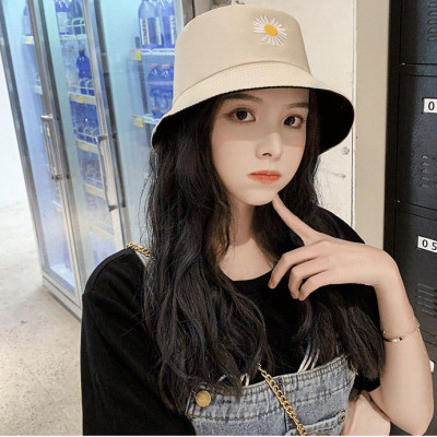 Mũ Vành Nhỏ, Mũ Bucket Hoa Cúc, Mũ Bucket Cụp Phong Cách Swag Siêu Xinh MD07