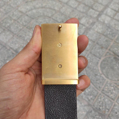 Mặt Khóa dây lưng cá sấu THÉP KHÔNG GỈ hình cá sấu rất đẹp!