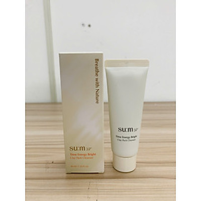 Sữa rửa mặt đa năng 2 trong 1 su:m37 Time Energy Clay Pack Cleanser 40ml