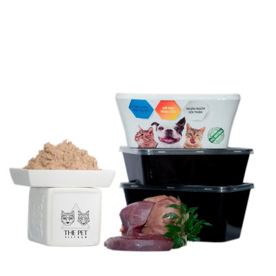 Pate Gan Cho Chó Từ 01 Tháng Tuổi Thức Ăn Chó Mèo Cấp Nước THE PET VN