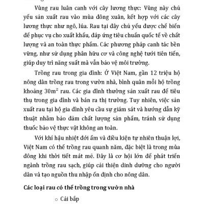 Nông Nghiệp Xanh Và Sạch - Trồng Rau Sạch Trong Nhà Vườn