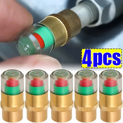 Kiểm Soát Áp Suất Lốp Dễ Dàng với Bộ 4 Nắp Chụp Chân Van Loại Tốt, ĐÈN TRANG TRÍ 