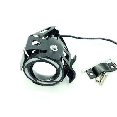 Đèn Trợ Sáng Xe Máy, Ô Tô U7 Ngũ Sắc Siêu Sáng - Viền LED Cực Đẹp, Độ Xe Đẳng Cấp, Loại Tốt Mẫu Mới