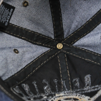 Nón nam, mũ lưỡi trai Ông Địa Religion phối vải jeans form đẹp thời trang đường phố