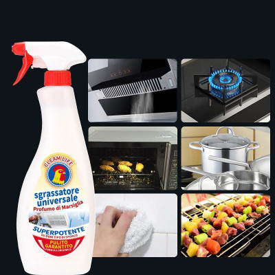 Chai xịt tẩy bề mặt đa năng ChanteClair 600ml vệ sinh bếp, giày, sofa an toàn da tay