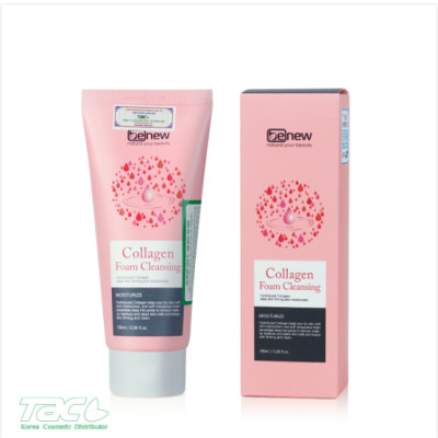 Sữa rửa mặt Hàn Quốc làm sạch sâu, chống lão hóa BENEW Collagen 100ml - Hàng chính hãng