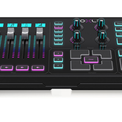 TC-Helicon GO XLR 4-Channel Mixer, Motorized Faders, Sound Board and Vocal Effects-Hàng Chính Hãng