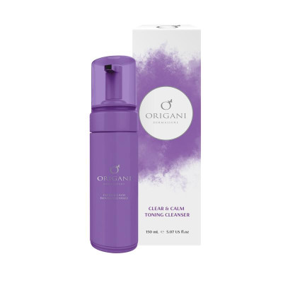 Sữa Rửa Mặt Origani Dermassure (Phiên Bản 2020) -  Clear & Calm Toning Cleanser - Có Chứng Nhận Hữu Cơ  - Xuất Xứ Úc - Giúp làm Sạch Bụi Bẩn Bã Nhờn, Cân Bằng Độ PH Và Kiềm Dầu 