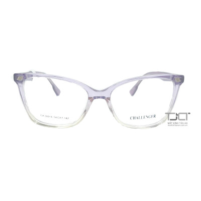 GỌNG KÍNH CẬN PHOM TRÒNG MẮT MÈO DÀNH CHO NỮ, THỜI TRANG HÀN QUỐC, CHÍNH HÃNG CHALLENGER CA30014