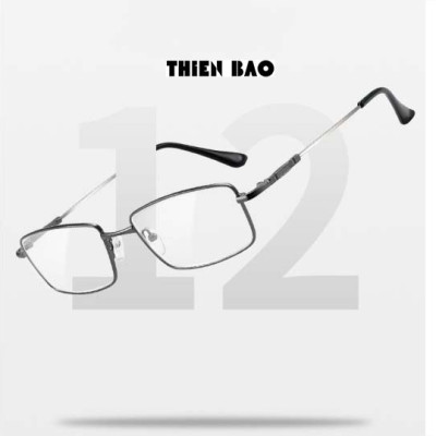 Kính viễn thị, kính lão thị trung niên toàn viền titanium siêu dẻo nhẹ bền KV60Đ tròng Nhật cho Nam nữ