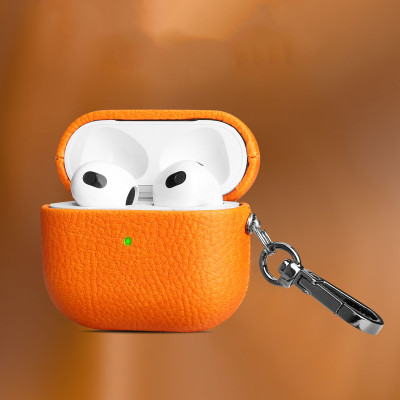 Bao Case Ốp Hybrid da PU Neon cho Airpods Pro 2 / Airpods 4 - Hàng Chính Hãng