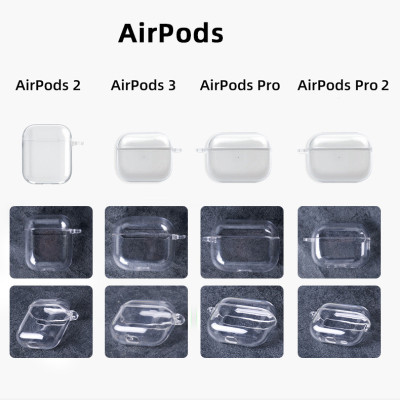 Ốp Nhựa Cứng Trong Suốt cho Airpods 3 / Airpods Pro 2 - Hàng Chính Hãng