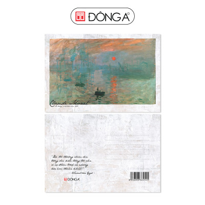 Postcard danh họa - Claude Monet (Tùy chọn)