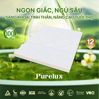 Nệm Cao Su Thiên Nhiên Kim Cương Purelux- 3’Zone