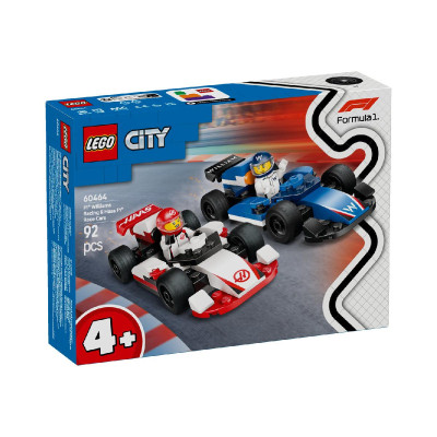 LEGO CITY 60464 Đồ Chơi Lắp Ráp Trạm Đua Xe F1 (92 Chi Tiết)