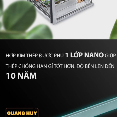 Giá để dao thớt gia vị sơn nano bảo hành han gỉ 10 năm