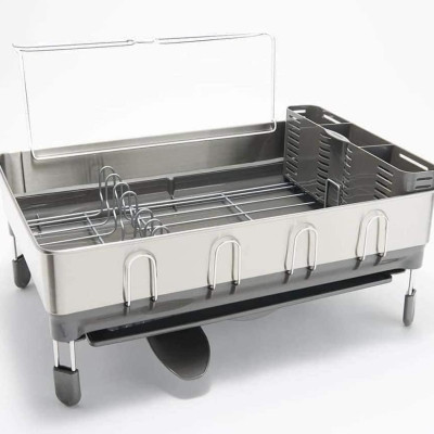 Giá úp bát inox Simplehuman - chống vân tay - luôn sáng bóng Hàng chính hãng