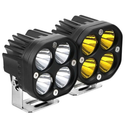 Đèn Trợ Sáng L4x Ztun: 4 Tim LED - Vỏ Hợp Kim Chống Nước, Ánh Sáng Sáng Rực Rỡ Cho Xe Máy và Ô Tô Đẳng Cấp