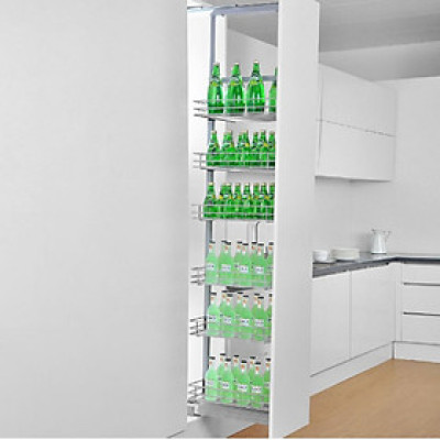 Kệ Tủ Đồ Khô Inox Nan Cánh Rút GRob - Hàng Chính Hãng