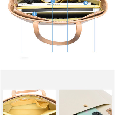 Túi chống sốc cho macbook laptop surface ipad chất da chống nước phong cách Hàn siêu đẹp