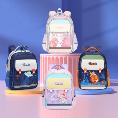 BINBES - BNS-5018 Balo học sinh Cấp 1 siêu nhẹ, chống gù, chống thấm nước. cặp sách học sinh