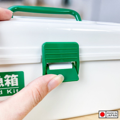 Hộp đựng thuốc & dụng cụ y tế Fudo Giken, thiết kế làm 2 ngăn dễ dàng phân chia đồ - nội địa Nhật Bản 