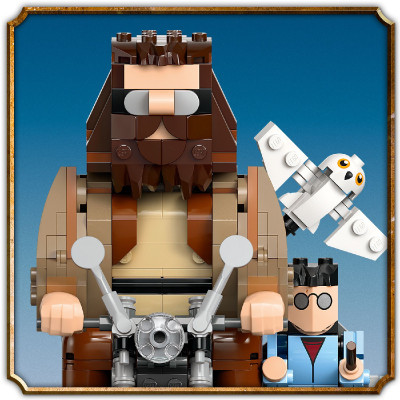 Đồ Chơi Lắp Ráp Mô Tô Bay Cùng Bác Hagrid và Harry LEGO HARRY POTTER 76443 (617 chi tiết)