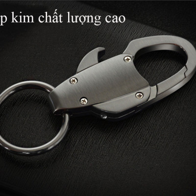 Móc Treo Chìa Khóa Oto Xe Máy  ZB-6607 Đa Năng Có Đèn Led Kiêm Khui Bia Tiện Lợi ( giao màu ngẫu nhiên )