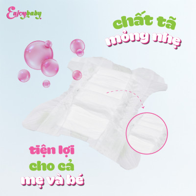 Tã quần trẻ em Enjoy New mềm mại thấm hút tốt Gói trung S/M/L/XL 16-24 miếng