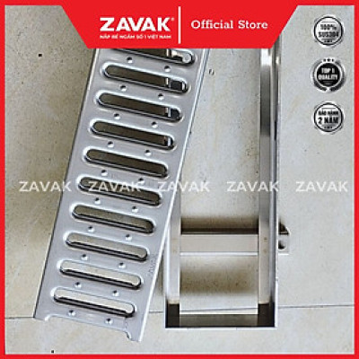 Rãnh Thoát Nước Inox 304 ZAVAK Grating GRT-AX157 inox 304 (modun 1.2m)