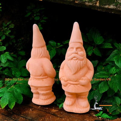 Tượng Gốm Đất Nung Hình Ông Già Noel 5x15cm