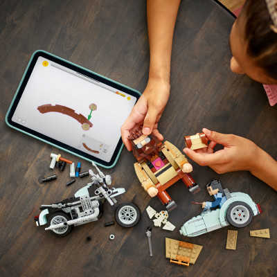 Đồ Chơi Lắp Ráp Mô Tô Bay Cùng Bác Hagrid và Harry LEGO HARRY POTTER 76443 (617 chi tiết)
