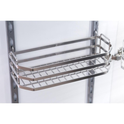 Giá đựng đồ kho bằng inox 6 tầng (Tủ kho để đồ khô 6 tầng cánh mở thương hiệu Gerari)