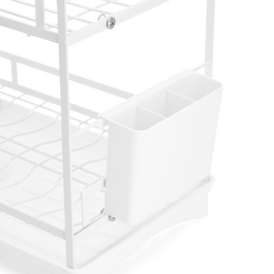 Kệ úp bát đĩa nhà bếp đa năng 2 tầng kèm khay hứng nước (S). Phân phối bởi Cobi Home.