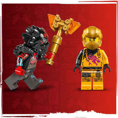 LEGO NINJAGO 71826 Đồ Chơi Lắp Ráp Con Quay Arin Và Phe Ác (186 Chi Tiết)