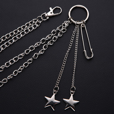 Chuỗi xích đeo quần áo phụ kiện thời trang cá tính ngôi sao star
