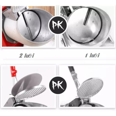 Máy Bào Đá Tuyết 2 Lưỡi ABG - Máy Xay Đá Giúp Làm Nhuyễn, Lưỡi Bằng Thép Sắc Bén Giúp Xay Mịn Đá Tuyết - Hàng Chính Hãng