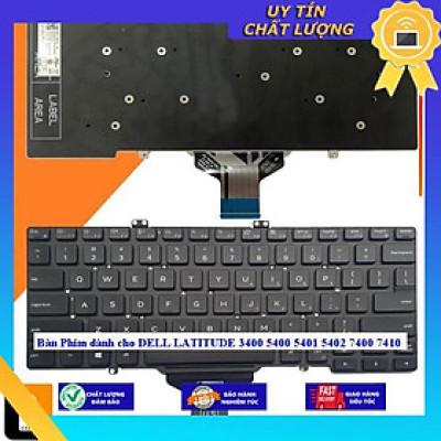 Bàn Phím dùng cho DELL LATITUDE 3400 5400 5401 5402 7400 7410 - THƯỜNG - MỚI 100% - Hàng Nhập Khẩu New Seal