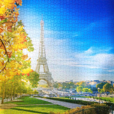 Cầu Vàng (Đà Nẵng, Việt Nam) - Bộ Tranh Ghép Hình Minh Châu 1500 Mảnh Kích Thước 60x80cm