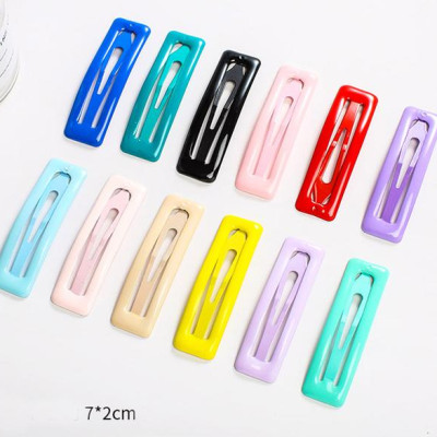 Kẹp tóc kim loại mẫu Hàn KAH63 hình vuông mẫu HOT (chọn mầu)