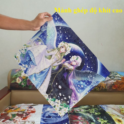 Bộ tranh xếp hình jigsaw puzzle cao cấp 330 mảnh – Gia Đình Nhỏ