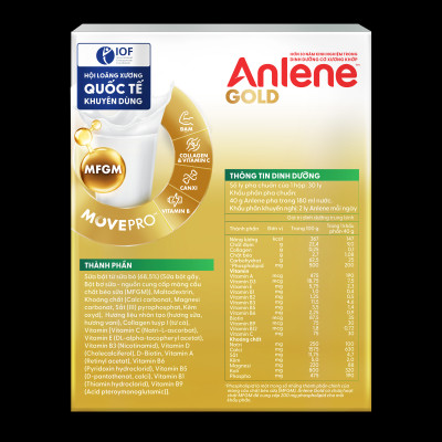 Combo 3 TPBS Anlene Gold hương vani 1.2kg - Tặng máy vắt cam