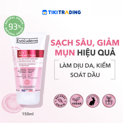 Gel rửa mặt kiêm tẩy tế bào chết tinh chất bưởi hồng danh cho da dầu mụn 150ml